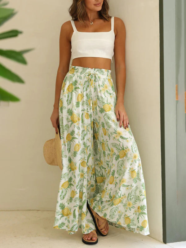 Casual wide-leg explosive style loose casual fashion trousers