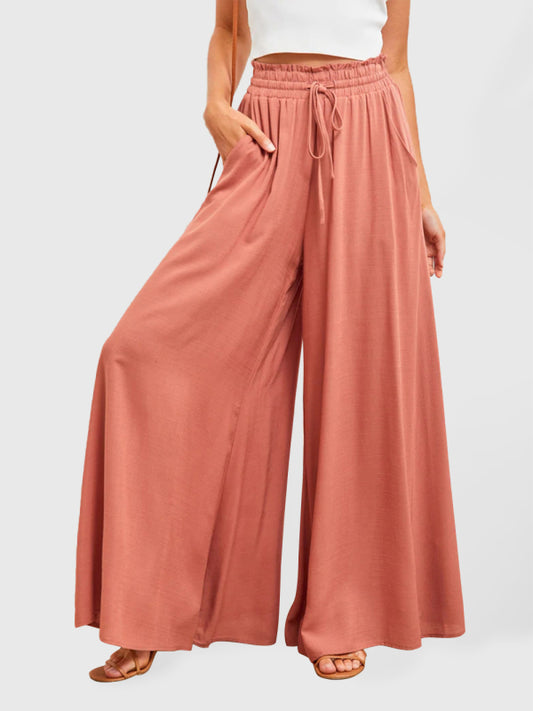 Casual wide-leg explosive style loose casual fashion trousers