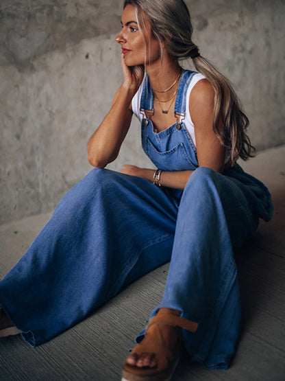 Women's Loose Casual Fashion Denim Overalls