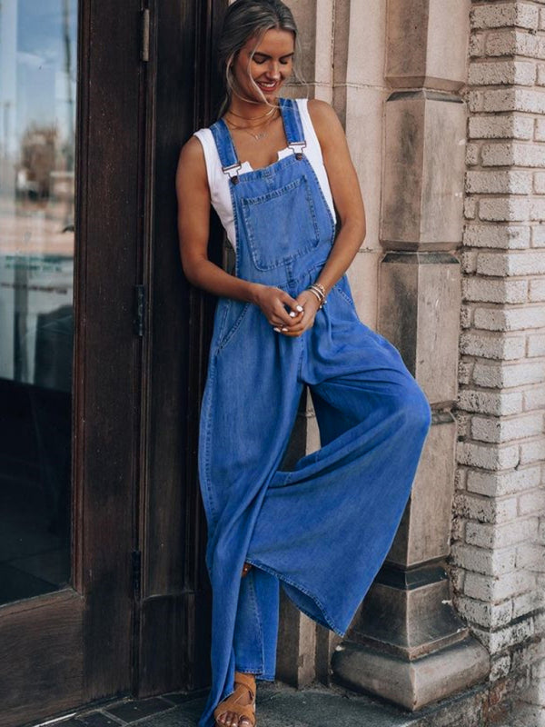 Women's Loose Casual Fashion Denim Overalls