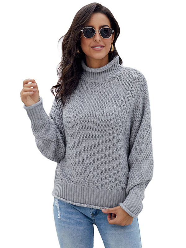 Women's loose long sleeve thermal sweater top