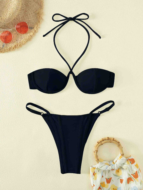 New women's split swimsuit sexy bikini