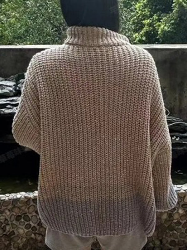 Sequined V-neck cardigan sweater