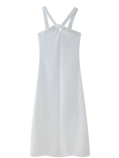 New Women's Cross-Chest Halter Dress